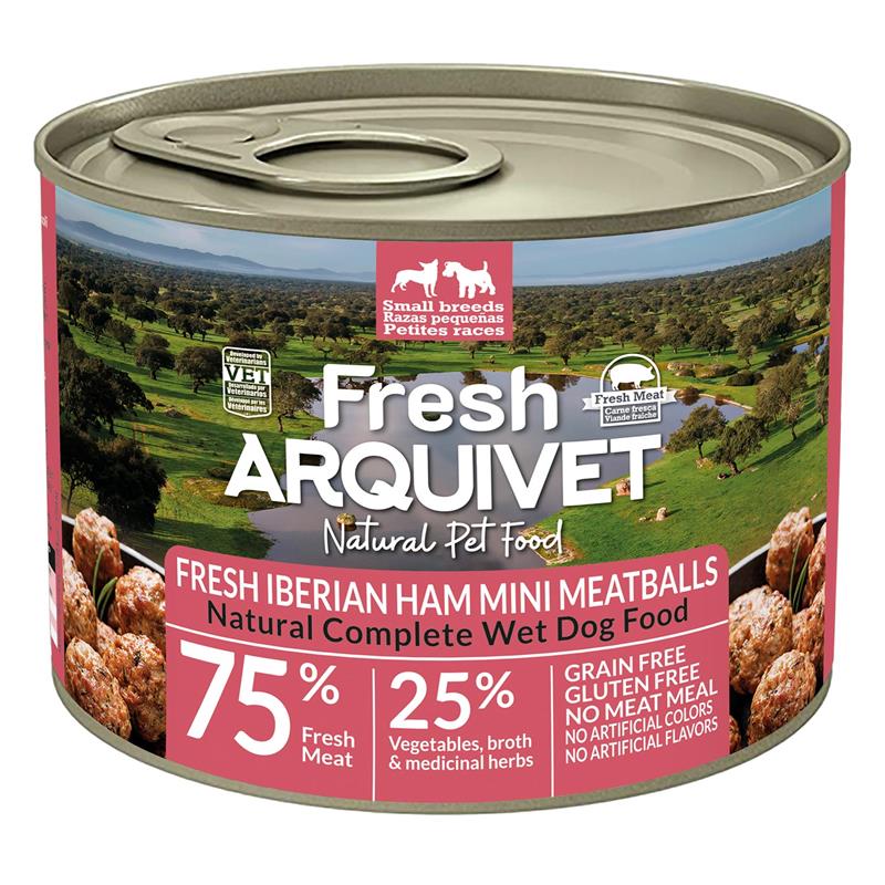 Arquivet Fresh MINI klopsiki z szynką iberyjską, słodkimi ziemniakami i brokułami 6x200g - obrazek 2