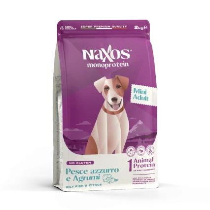 Naxos Adult Mini ryba z cytrusami dla psów dorosłych 2kg