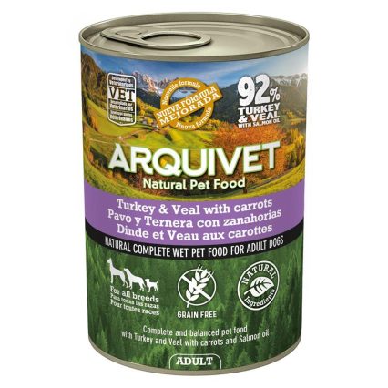 Arquivet mokra karma dla psa z cielęciną i indykiem 400g
