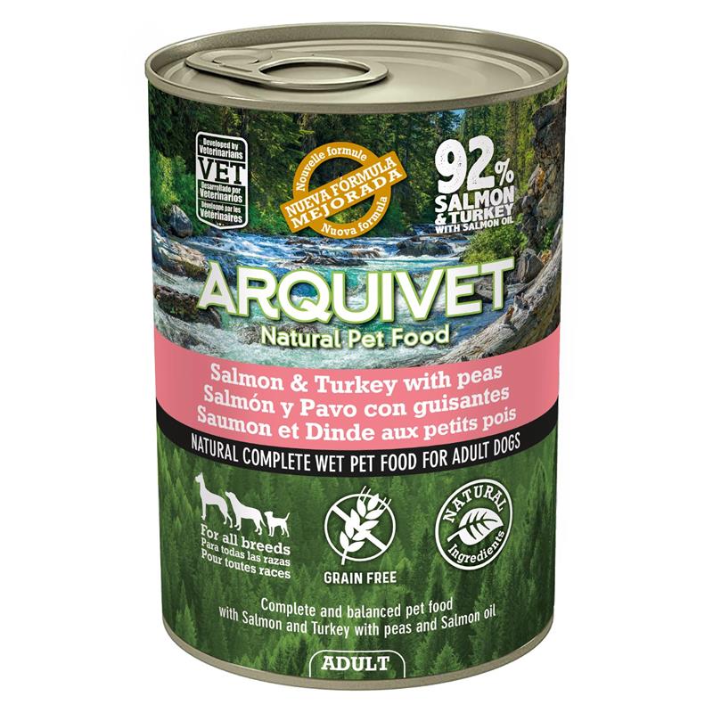 Arquivet mokra karma dla psa z łososiem i indykiem 400G