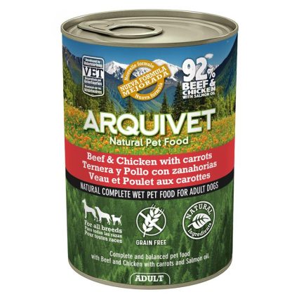 Arquivet mokra karma dla psa z wołowiną i kurczakiem 400G