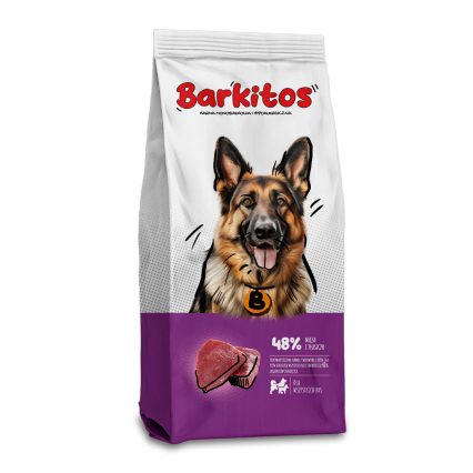Barkitos Wołowina - pełnoporcjowa karma dla psów dorosłych 18 kg