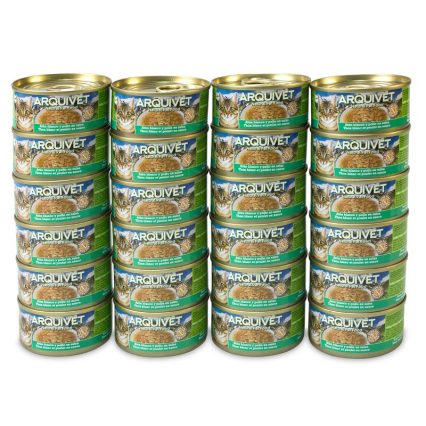 Arquivet Puszka dla kota o smaku tuńczyka z warzywami 24 x 80 g