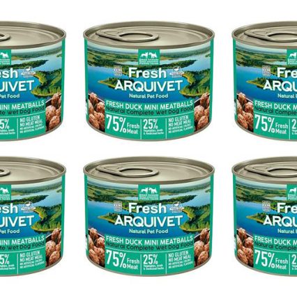 Arquivet Fresh MINI klopsiki z kaczką batatem i pomarańczą 6x200g