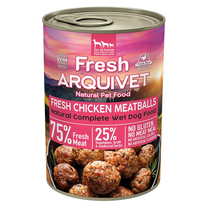 Arquivet Fresh klopsiki z kurczaka w sosie 6x400g - obrazek 2