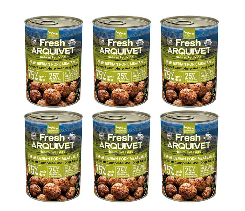 Arquivet Fresh klopsiki z wieprzowiny w sosie 6x400g