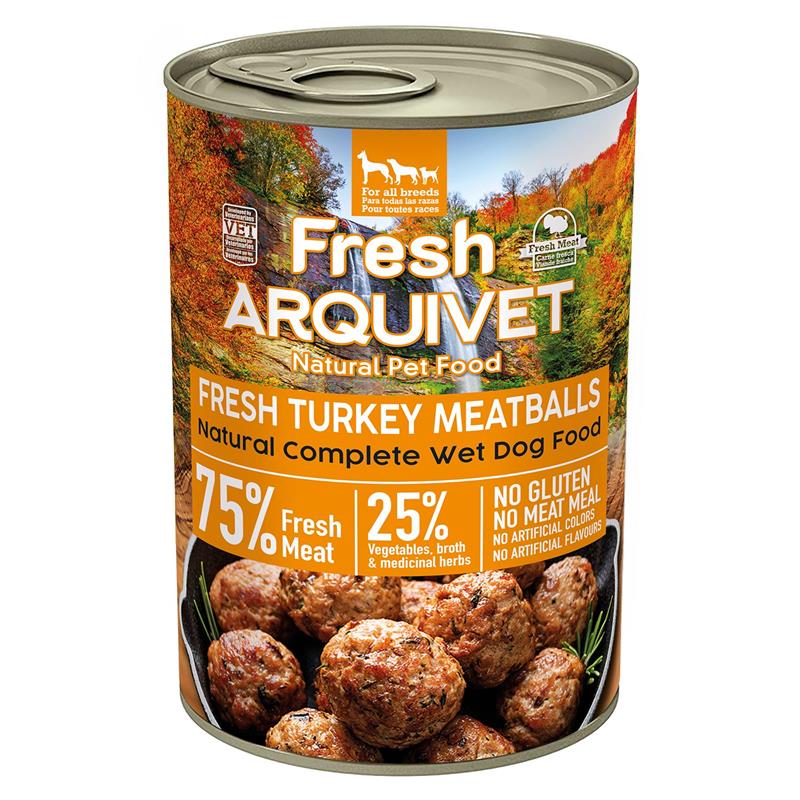Arquivet Fresh klopsiki z indyka w sosie 6x400g - obrazek 2