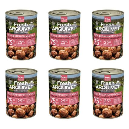 Arquivet Fresh klopsiki z szynką iberyjską, słodkimi ziemniakami i brokułami 6x400g