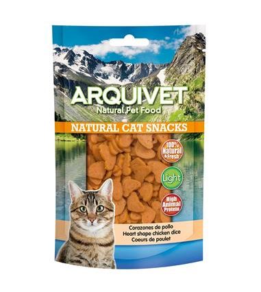 ARQUIVET Przysmak dla kota serduszka z kurczaka 50g