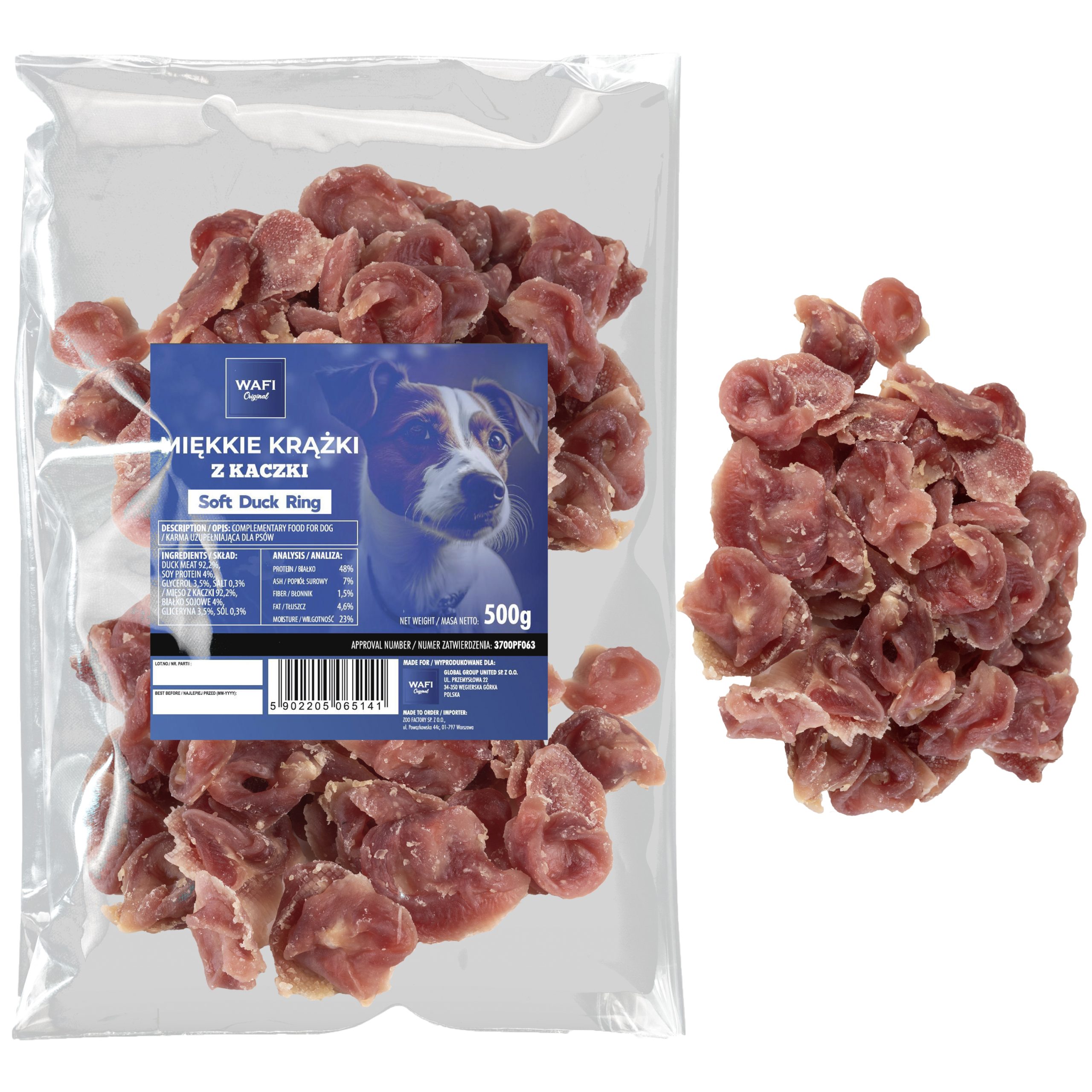 WAFI - Miękkie krążki z kaczki - 500g - obrazek 2