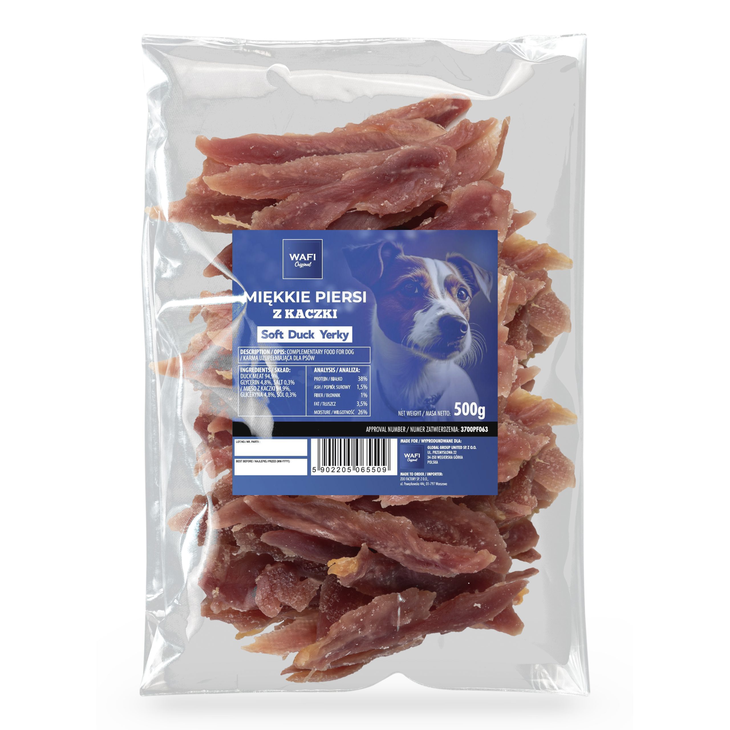 WAFI - Miękkie piersi z kaczki - 500G