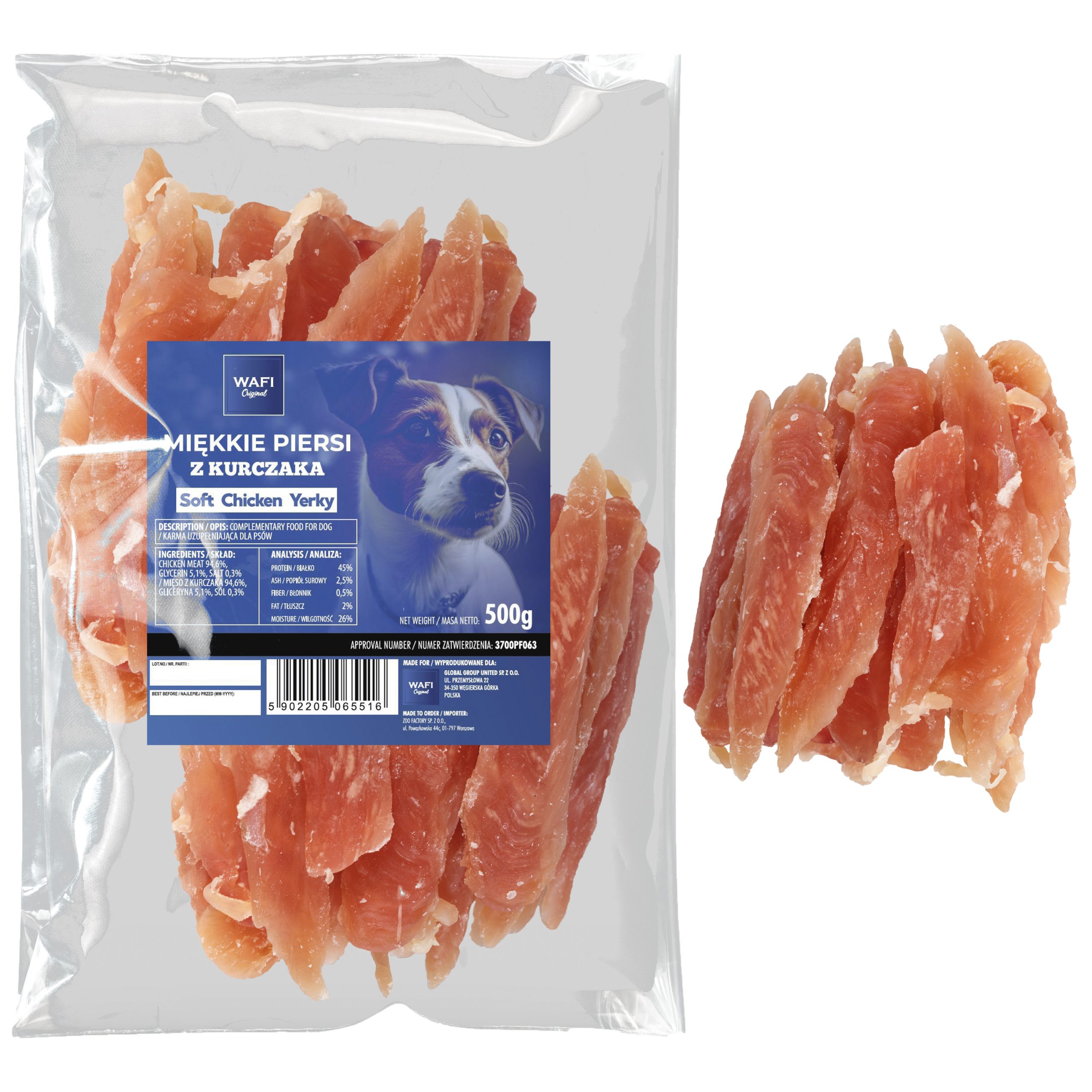 WAFI - Miękkie piersi z kurczaka - 500G - obrazek 3